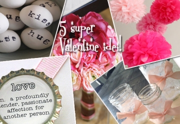 Decor romantic ! 5 super Valentine idei!